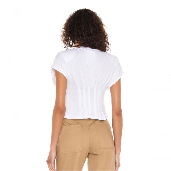 NEW SR+ RONNY KOBO WHITE FITTED T-SHIRT - Picture 6 of 8